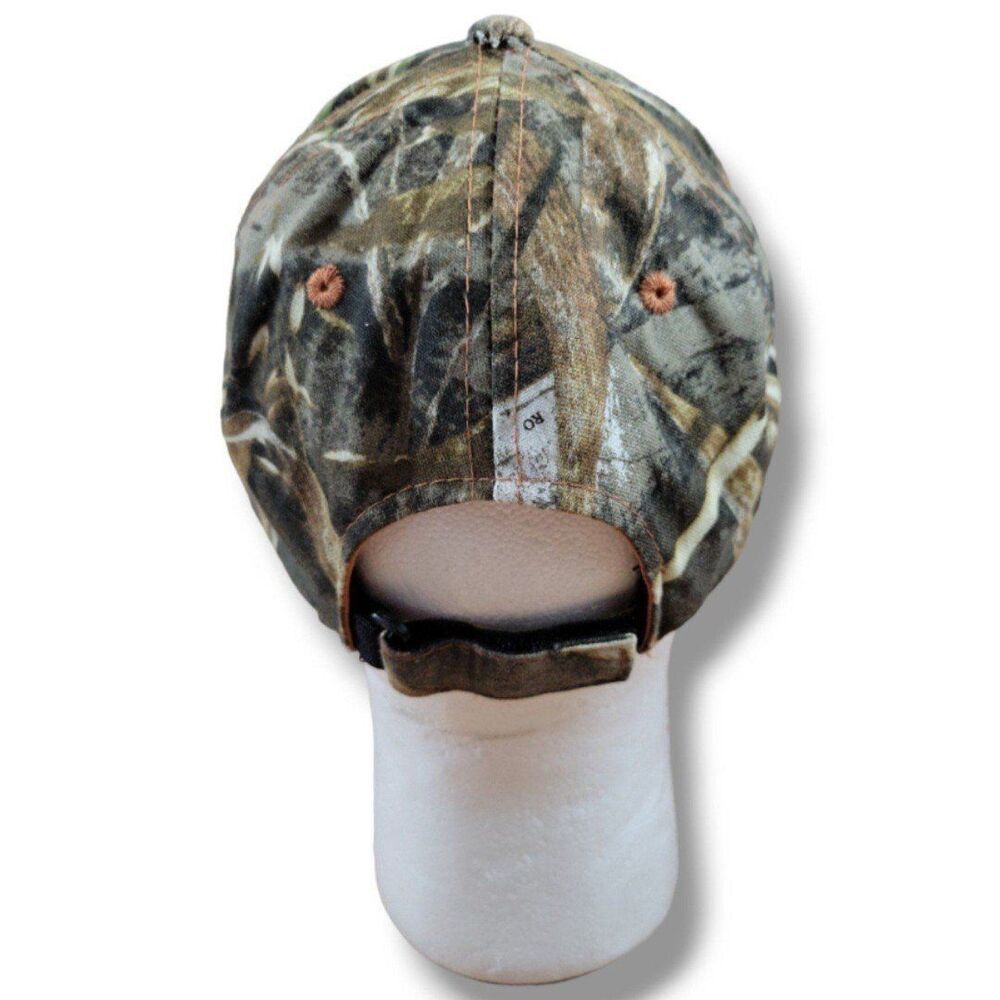 Team Realtree Hat OSFM By Outdoor Cap Adjustable Strap Camouflage Embroidery EUC - Picture 6 of 8